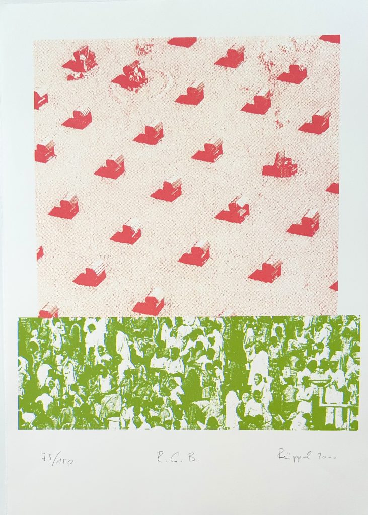 Wolfgang Rüppel, R.G.B., 2000, Siebdruck 75/150, 58,5 x 42 cm